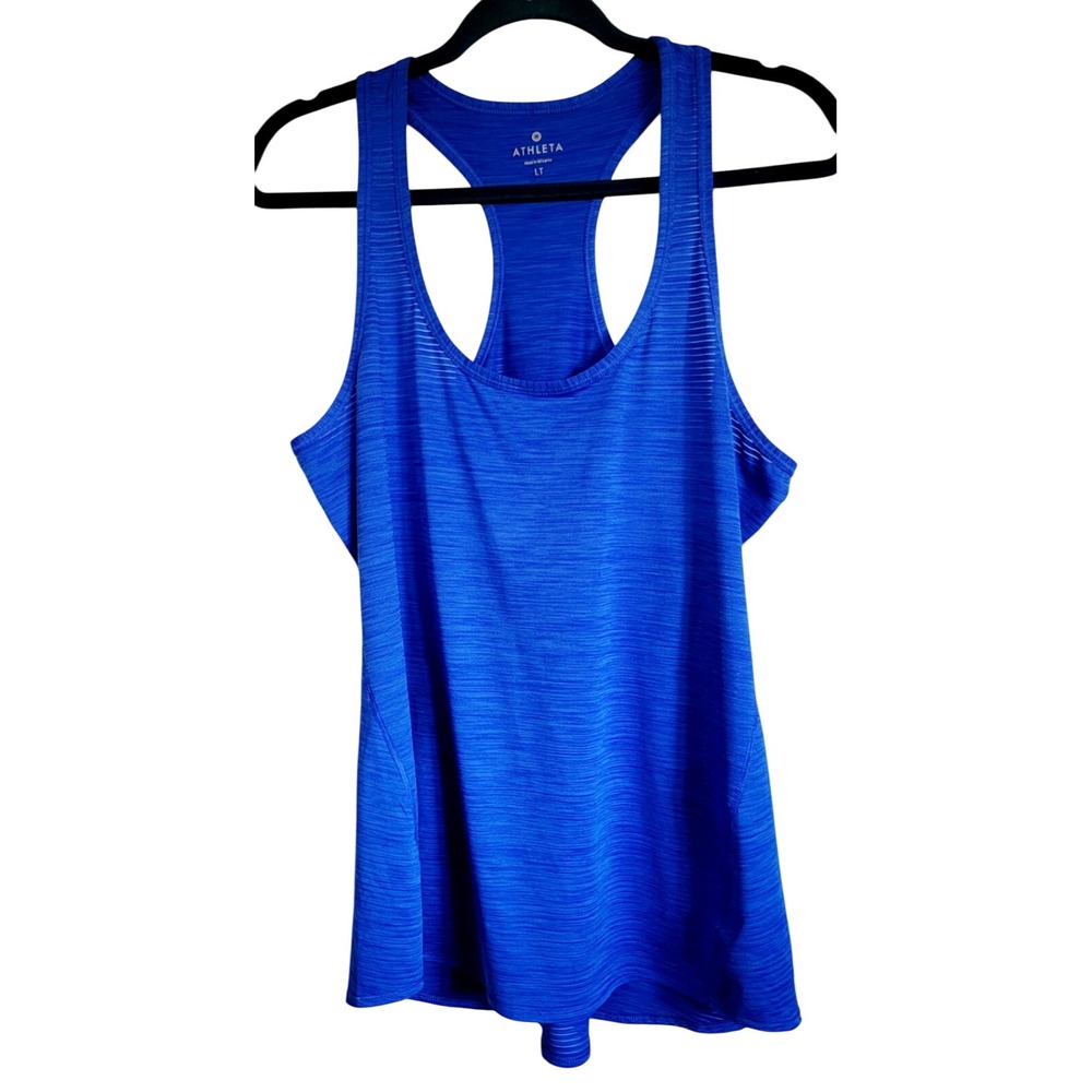 Athleta‎ LT Women's Cobalt Blue Racerback Workout Athletic Tank Top NEW